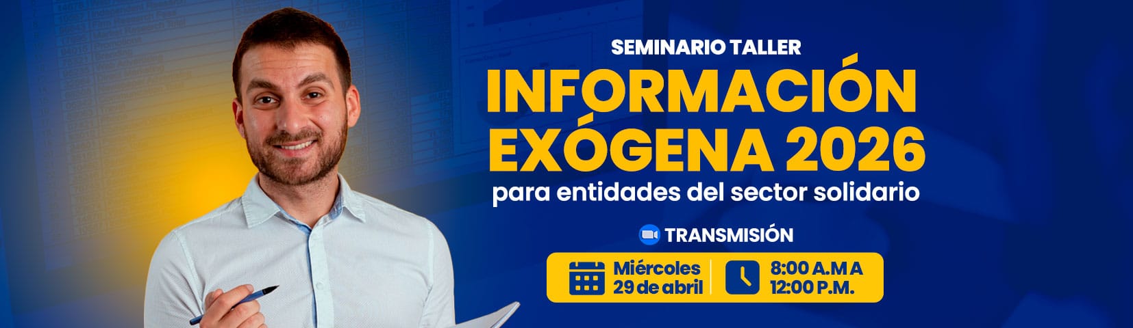 Seminario Información Exógena para Entidades Vigiladas Supersolidaria 2026