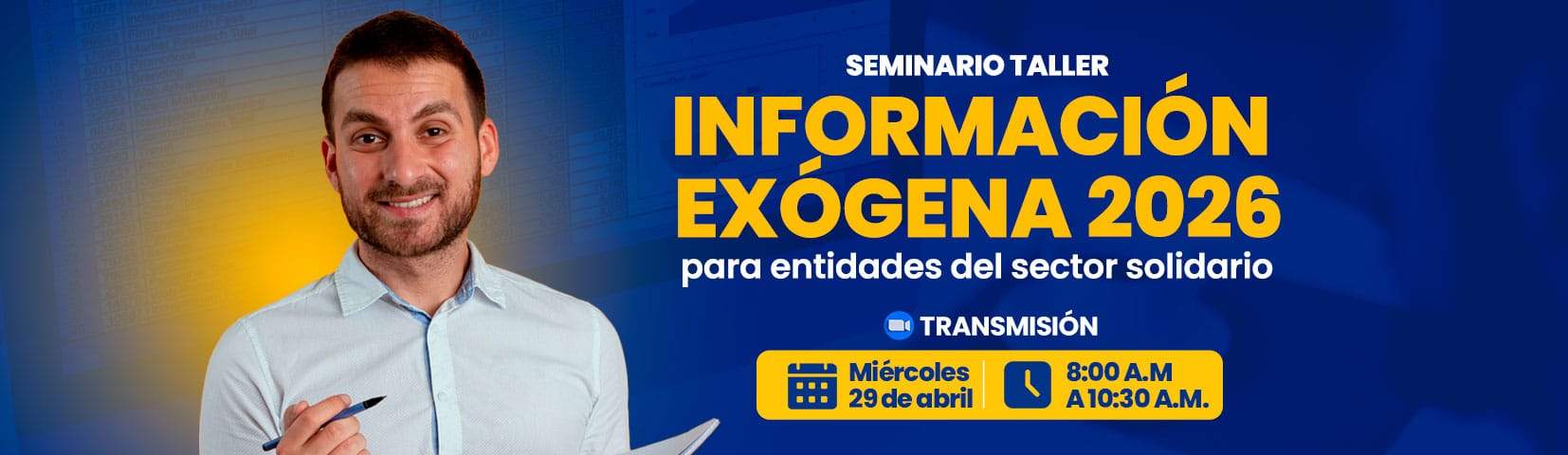 Seminario Información Exógena para Entidades Vigiladas Supersolidaria 2026