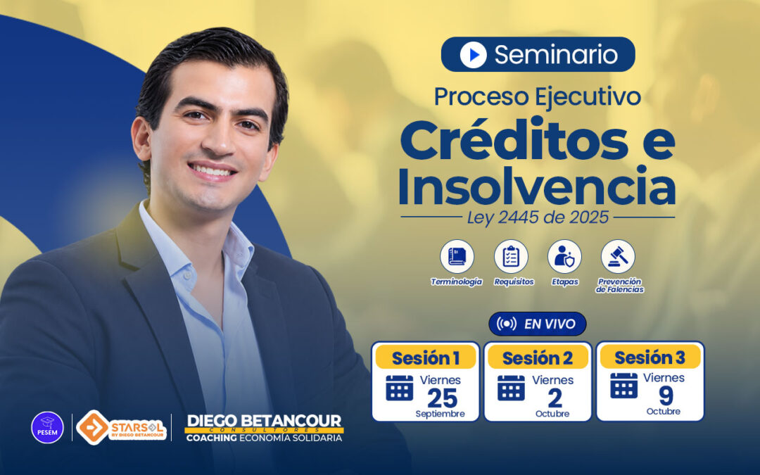 📚Material – Seminario taller Cómo Afrontar y Gestionar los Procesos Ejecutivos de Crédito e Insolvencia |  25 de Septiembre – 2 y 9 de Octubre